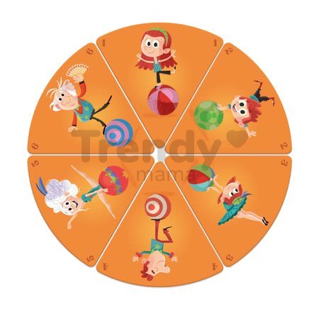 Spoločenská hra Family Circus Janod v angličtine od 4 rokov