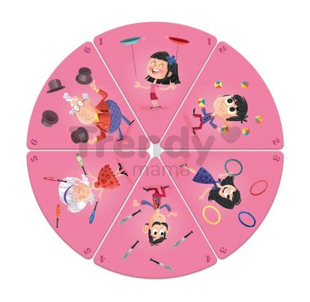 Spoločenská hra Family Circus Janod v angličtine od 4 rokov