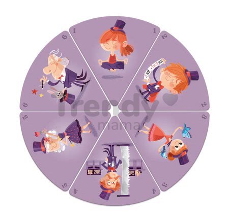 Spoločenská hra Family Circus Janod v angličtine od 4 rokov