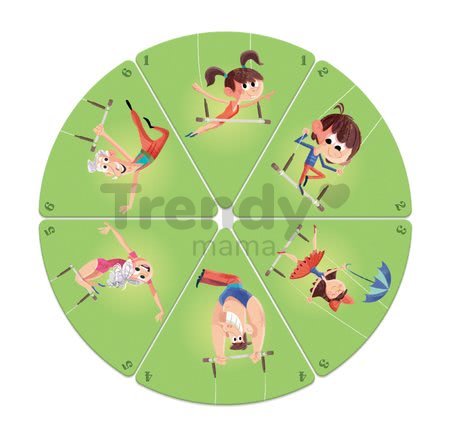 Spoločenská hra Family Circus Janod v angličtine od 4 rokov
