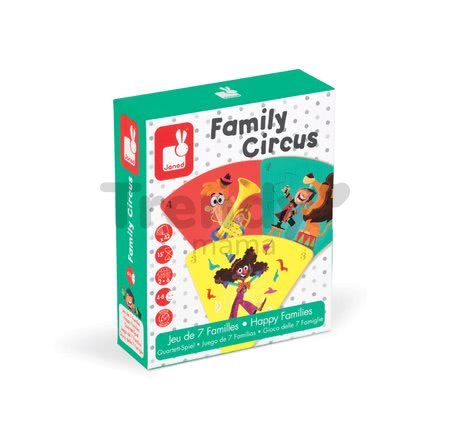 Spoločenská hra Family Circus Janod v angličtine od 4 rokov