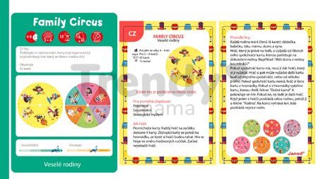 Spoločenská hra Family Circus Janod v angličtine od 4 rokov