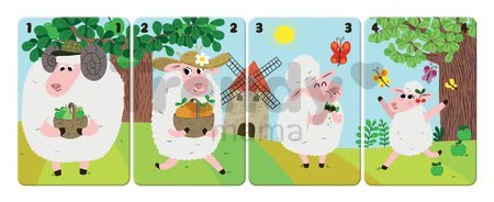 Spoločenská hra Family Farm Janod pamäťová 28 kariet