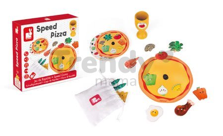 Spoločenská hra Rýchla Pizza Janod v angličtine od 4 rokov