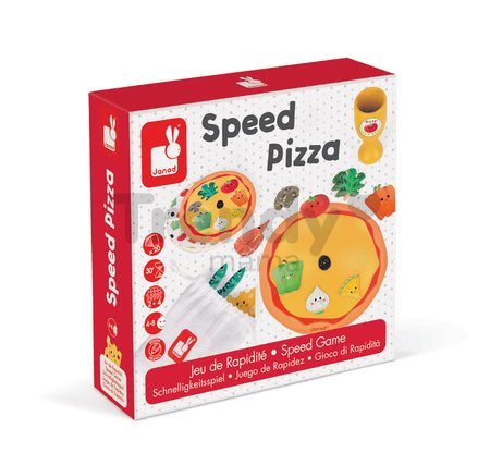 Spoločenská hra Rýchla Pizza Janod v angličtine od 4 rokov