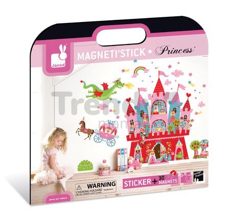 Magnetická dekorácia do detskej izby Princess Magneti' Stick Janod od 3 rokov