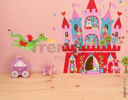 Magnetická dekorácia do detskej izby Princess Magneti' Stick Janod od 3 rokov