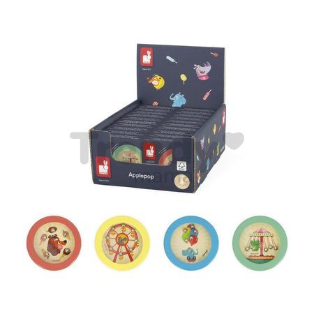 Janod Applepop Guličkový motorický hlavolam Hroch J03375d4 