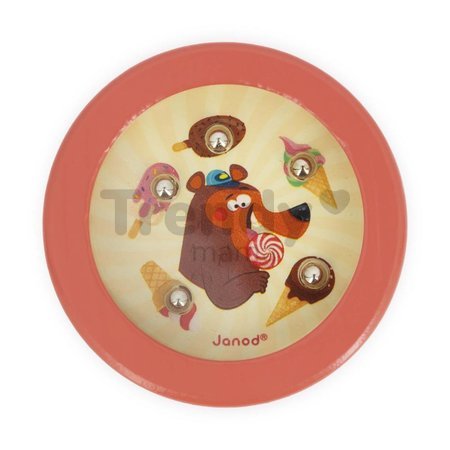 Janod Applepop Guličkový motorický hlavolam Medveď J03375d1 