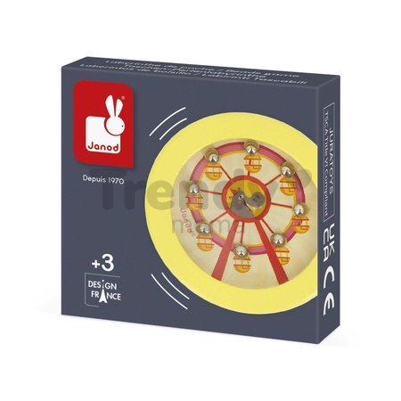 Janod Applepop Guličkový motorický hlavolam Hroch J03375d4 
