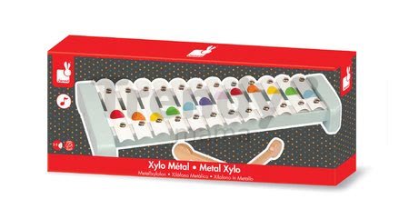 Xylofón Confetti Metal Xylo Janod od 24 mes