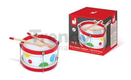 Drevený bubon Confetti Drum Janod od 24 mes