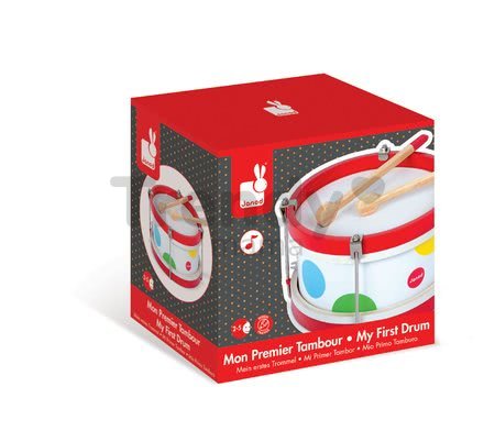 Drevený bubon Confetti Drum Janod od 24 mes