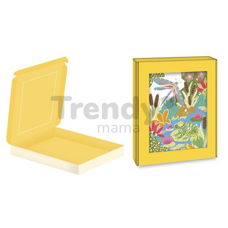 Maxi kreatívna sada Maľovanie vodovými farbami Záhrada Golden Pictures Watercolour Garden Atelier Janod 4 obrázky od 6 rokov J07965