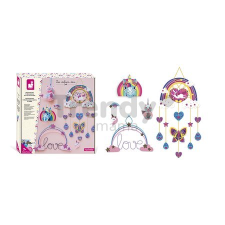 Maxi kreatívna sada Dúha Multi-activities Rainbow Decorations Atelier Janod 6 aktivít od 7 rokov J07972