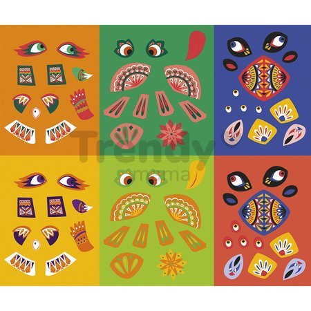Mini kreatívna sada Pohľadnice so zvieratkami Origami Pop-Up Animal Cards Atelier Janod 6 kariet od 6 rokov J07987