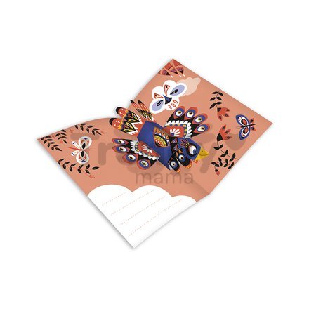 Mini kreatívna sada Pohľadnice so zvieratkami Origami Pop-Up Animal Cards Atelier Janod 6 kariet od 6 rokov J07987
