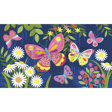 Midi kreatívna sada Farebný piesok s trblietkami Motýle Fluorescent Sands Butterflies Atelier Janod 3 obrázky od 6 rokov J07991