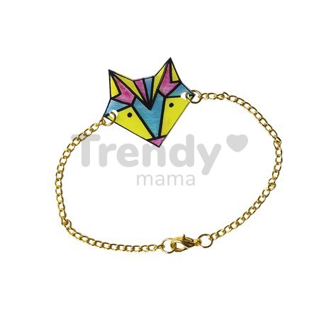 Sada na výrobu šperkov Geometrix Shrink Plastic Jewels Atelier Janod na výrobu 7 kusov šperkov od 8 rokov J07996