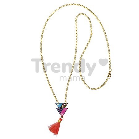 Sada na výrobu šperkov Geometrix Shrink Plastic Jewels Atelier Janod na výrobu 7 kusov šperkov od 8 rokov J07996