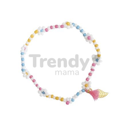 Sada na výrobu šperkov Kvety Beaded Flower Jewels Atelier Janod na výrobu 6 kusov šperkov od 6 rokov J07998