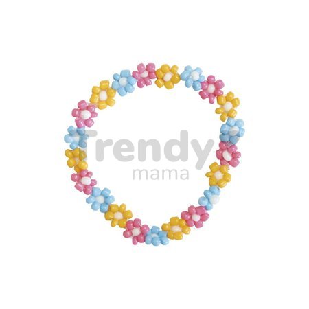 Sada na výrobu šperkov Kvety Beaded Flower Jewels Atelier Janod na výrobu 6 kusov šperkov od 6 rokov J07998