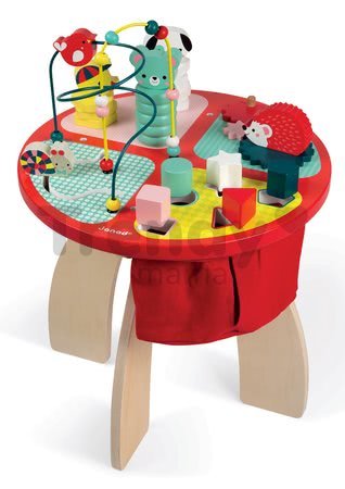 Drevený didaktický stôl Baby Forest Janod s funkciami od 12 mes