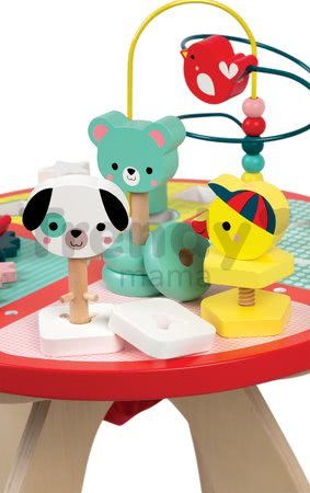 Drevený didaktický stôl Baby Forest Janod s funkciami od 12 mes