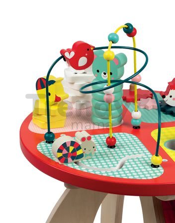 Drevený didaktický stôl Baby Forest Janod s funkciami od 12 mes