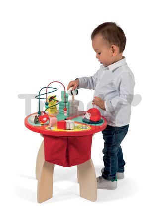 Drevený didaktický stôl Baby Forest Janod s funkciami od 12 mes