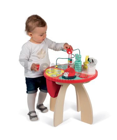 Drevený didaktický stôl Baby Forest Janod s funkciami od 12 mes