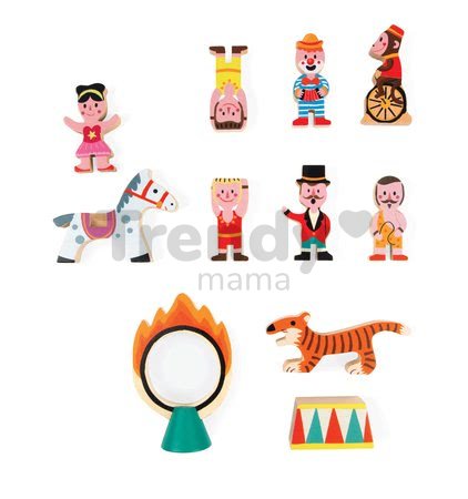 Drevená rozprávka Cirkus Mini Story Janod 