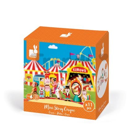 Drevená rozprávka Cirkus Mini Story Janod 
