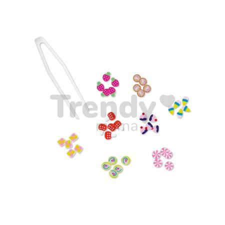 Midi kreatívna sada Tvorenie s polymérovou hmotou Sladkosti Cane Painting Sweet Treats Janod 3 obrázky od 7 rokov J09105