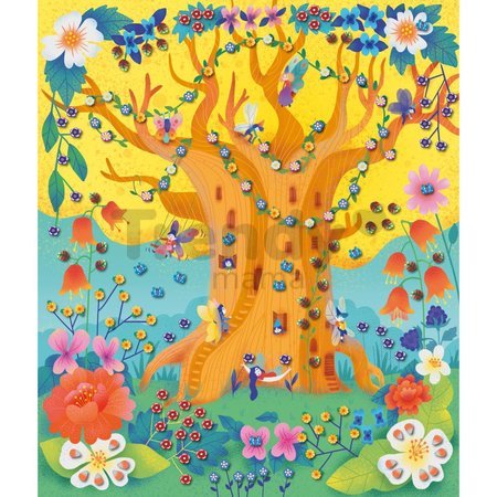 Maxi kreatívna sada Tvorenie s polymérovou hmotou Tajná záhrada Cane Painting Secret Garden Janod 5 obrázkov od 7 rokov J09106