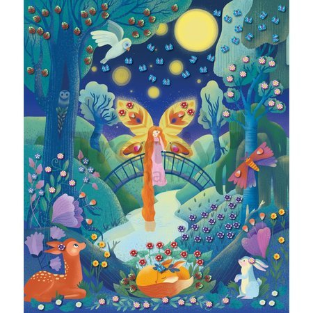 Maxi kreatívna sada Tvorenie s polymérovou hmotou Tajná záhrada Cane Painting Secret Garden Janod 5 obrázkov od 7 rokov J09106