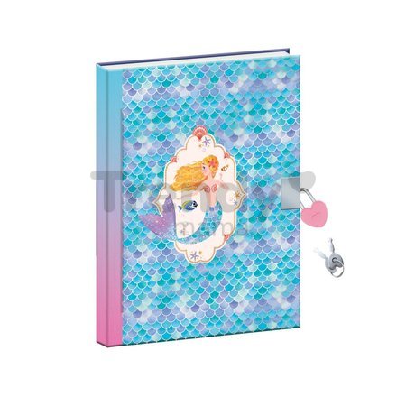 Tajný zápisník so zámkom Magický oceán Secret Notebook Magic Ocean Janod s perom 96 strán od 7 rokov J09109