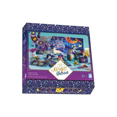 Maxi kreatívna sada Magická škola Multi-activities Magic School Atelier Janod s aktivitami od 7 rokov J09111