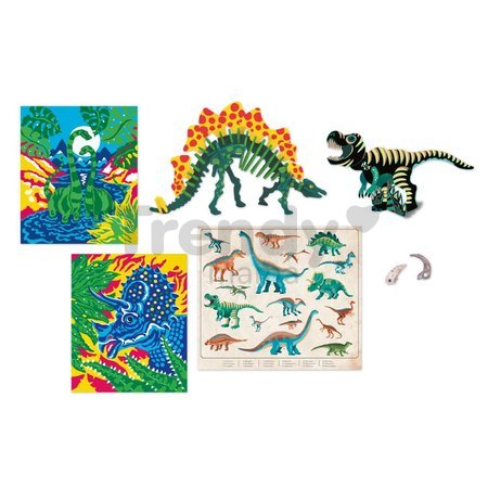Maxi kreatívna sada Dinosaury Jurassik Explorer Atelier Janod 6 aktivít od 7 rokov J09112