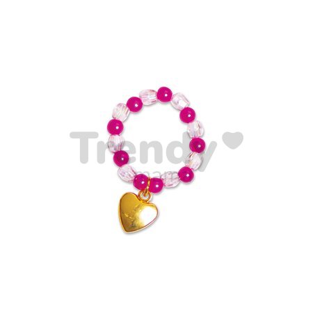 Sada na výrobu šperkov Perlové prstene Lovely Beaded Rings Atelier Janod na výrobu 10 kusov šperkov od 7 rokov J09125
