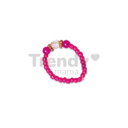 Sada na výrobu šperkov Perlové prstene Lovely Beaded Rings Atelier Janod na výrobu 10 kusov šperkov od 7 rokov J09125