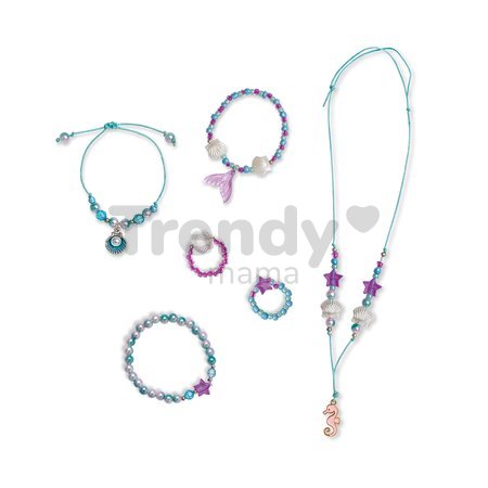Sada na výrobu šperkov Magický oceán Jewellery to Make Magic Ocean Atelier Janod na výrobu 6 kusov šperkov od 6 rokov J09126