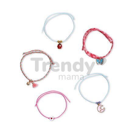 Sada na výrobu šperkov Náramky želaní Wish Bracelets Atelier Janod na výrobu 5 kusov šperkov od 8 rokov J09127