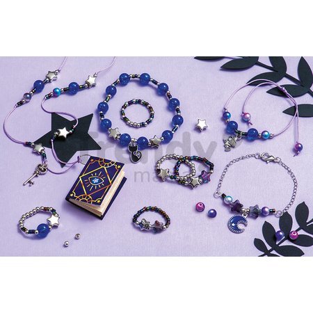 Sada na výrobu šperkov Magická škola Jewellery to Make Magic School Atelier Janod na výrobu 8 kusov šperkov od 8 rokov J09132