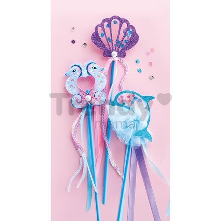 Kreatívna sada DIY Vyrob si sám Čarovný prútik Magický oceán Wands to Make Magic Ocean Atelier Janod 3 prútiky od 7 rokov J09135