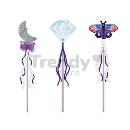 Kreatívna sada DIY Vyrob si sám Čarovný prútik Magická škola Wands to Make Magic School Atelier Janod 3 prútiky od 7 rokov J09136