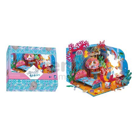 Kreatívna sada DIY Vyrob si sám 3D Spálňa morskej víly Magický oceán The Mermaids' Bedroom Magic Ocean Atelier Janod od 8 rokov J09139