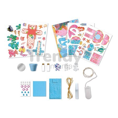 Kreatívna sada DIY Vyrob si sám 3D Spálňa morskej víly Magický oceán The Mermaids' Bedroom Magic Ocean Atelier Janod od 8 rokov J09139