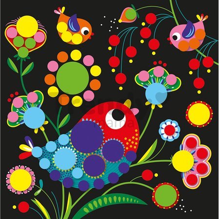 Mini kreatívna sada Okrúhle nálepky Round Stickers My Arts & Crafts Atelier Janod 4 obrázky J09146