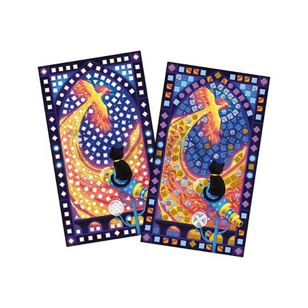 Midi kreatívna sada Mozaika Magická škola Mosaics Magic School Atelier Janod 3 obrázky od 7 rokov J09150